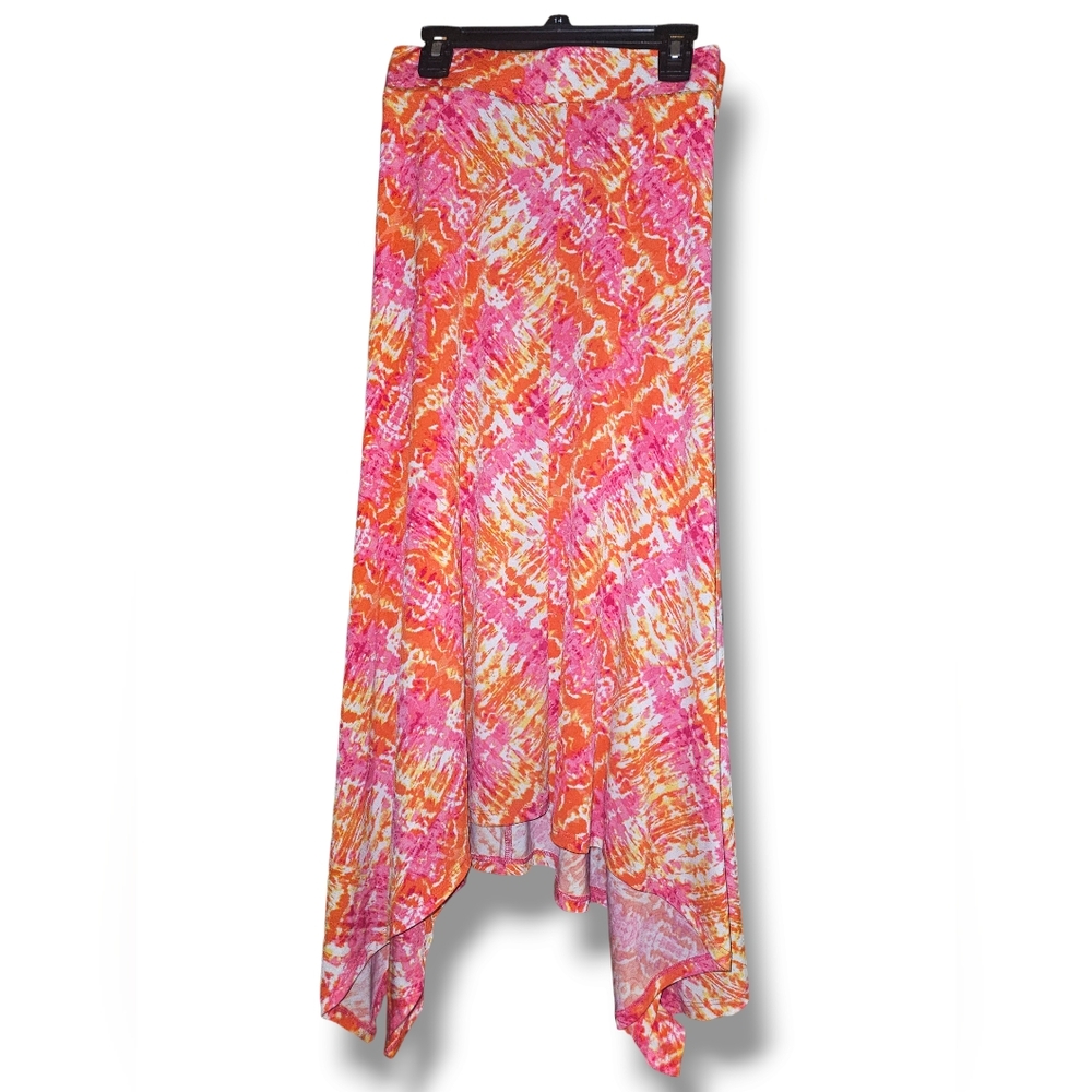 Ruby Rd. Handkerchief Hem Skirt, Size L